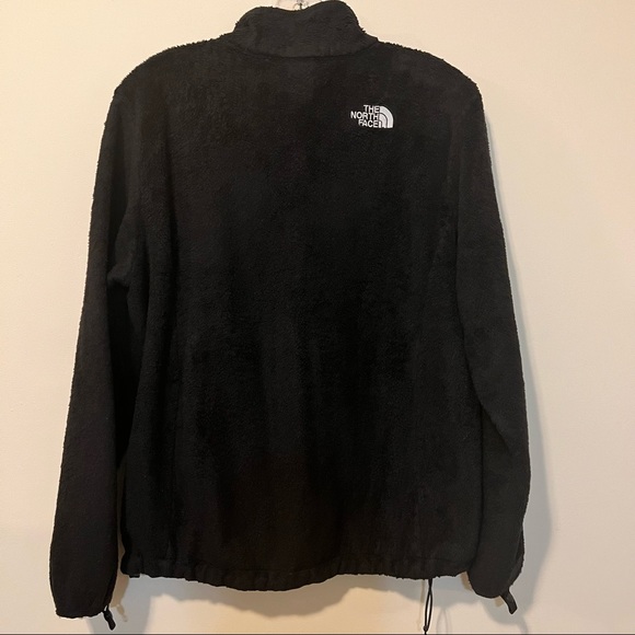 The North Face Size Large Black Fuzzy Zip-Up Jacket - Picture 2 of 6